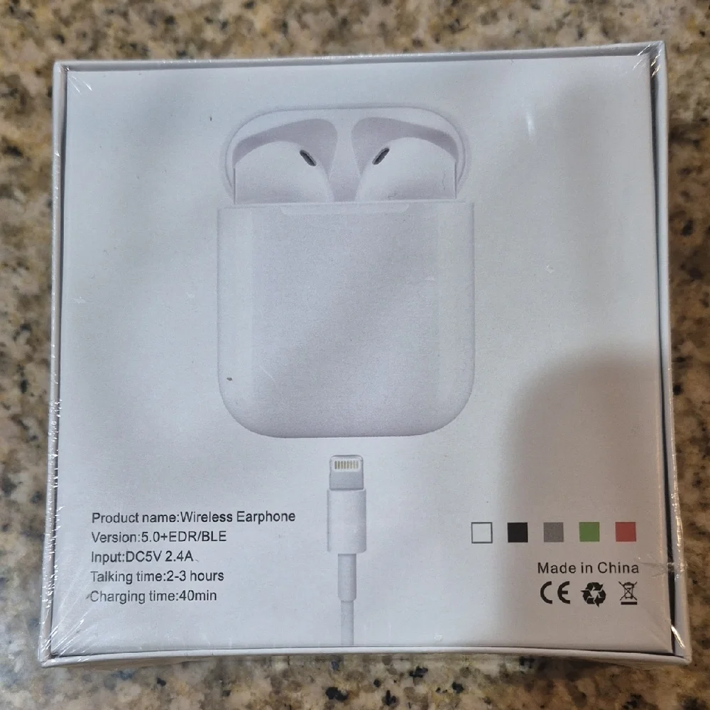 i12 Wireless Earbuds - White